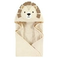 thumbnail image 3 of Hudson Baby Cotton Animal Face Hooded Towel, Lion 2-Piece, One Size, 3 of 4