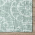 thumbnail image 5 of Addison Rugs Indoor/ Outdoor Surfside Imprints Washable Rug New Green - 8' x 8', 5 of 5