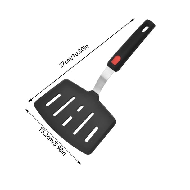 5 Espátulas de Gel de Sílice para Utensilios de Cocina Antiadherentes Resistentes al Calor hasta 600 Fahrenheits para Huevos y Panqueques Adecuados para