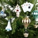 thumbnail image 4 of Material de vidrio Regalos de Navidad Árbol de Navidad Decoración colgante Astronauta Globo aerostático Diseño de patrón Adornos para el hogar Colgante, 4 of 5