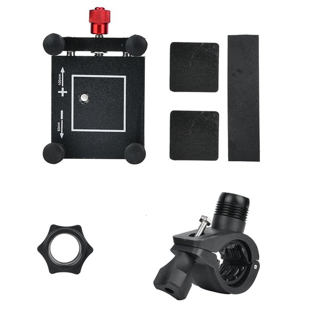 Universal bicicleta eléctrica bicicleta de montaña motocicleta soporte para teléfono móvil Clip accesorio de ciclismoNegro