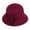 Wine Red, variant on rygai Womens Hat Wide Brim Round Dome Warm Woolen Hat Women Autumn Winter Elegant Bowknot Decor Felt Fedora Hat Daily Wear Rose Red