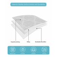 thumbnail image 4 of Full Size Quilt Bedding Set, White Moroccan Reversible Summer Quilt 3 Pieces, Boho Morocco Geometric Quatrefoil Grid Lightweight Bedspreads Coverlets with 2 Pillow Shams for All Seasons, 4 of 5