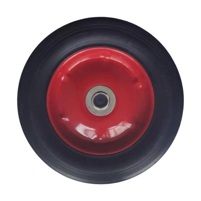 Zorion 2 Pcs Roues de Remplacement pour Chariot à Main avec Roulement à Billes Caoutchouc Haute Performance