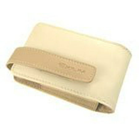 Image of Casio Exilim ESC-80WE Fashion Leather Universal Case with Contrasting Closure (White)
