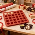 thumbnail image 6 of WEIOUKC Peanut Butter Cup Molds, Silicone Mini Tart Pan,Cavity Silicone Baking Mold, Non-Stick Chocolate & Cupcake Tray for Brownie, 6 of 7