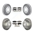 thumbnail image 1 of Transit Auto Front Rear Coated Disc Brake Rotors and Semi-Metallic Pads Kit for Car Chevrolet Trailblazer GMC Envoy Buick Rainier Isuzu Ascender KGF-100596, 1 of 11