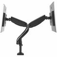 thumbnail image 3 of Dual Monitor Arm Mount – Adjustable Height, Tilt, and Swivel Desk Mount for 17–27” Monitors, C-Clamp and Grommet Installation, 3 of 10