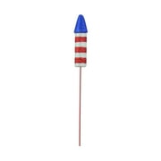 12.5" Red White and Blue Striped Firecracker Patriotic Party Pick Decoration