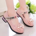 thumbnail image 6 of REDARER Big Girls Shoes with Thick Heels and Cool Single Shoes Bow Dance Shoes Performance Princess Shoes,Size 5-5.5 Years, 6 of 6