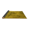 thumbnail image 2 of Ahgly Company Indoor Round Oriental Yellow Industrial Area Rugs, 8' Round, 2 of 4