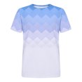 thumbnail image 4 of ZOYOEN Mens Gradient T Shirts- Sleeveless Casual Crewneck Soft Fashion Tees Shirts Blue Size L, 4 of 5