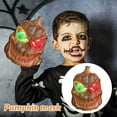 thumbnail image 3 of Halloween Light Up Pumpkin Decoration, Animated Scary Jack-O'-Lantern with Colorful LED Eyes, Indoor Outdoor Spooky Decor for Haunted House, Yard, Party, Trick or Treat, Battery Operated, 3 of 5