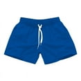thumbnail image 5 of Bañador para hombre con bolsillos laterales, pantalones cortos de playa informales de verano de color sólido, pantalones cortos de tabla ligeros de secado rápido, traje de baño, 5 of 5