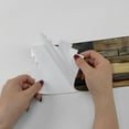 thumbnail image 3 of 12Pcs Peel and Stick Waterproof Tiles Stickers 4.72 x 9.68inch Brown Gray Wood Grain DIY Wall Decals Self Adhesive Backsplash Kitchen Decor, 3 of 9