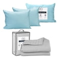 thumbnail image 1 of Colcha Matrimonial Acabado Ultrasónico Trinity Gris Perla + Almohada Trinity 2, 1 of 8