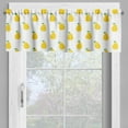 thumbnail image 2 of Ambesonne Fruit Valance Pack of 2, Graphic Pear Fruit Motifs, 54"X12", Earth Yellow Green White, 2 of 5