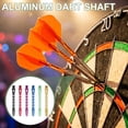 thumbnail image 6 of Uxcell Dart Shafts for Steel Tip, Medium 2BA Thread Aluminum Dart Shaft Set with Black Rubber Ring Replacement Accessories For (Darts Training/Sharpener), 48mm & 30 Set & Silver, 6 of 7