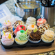 Boîte à Muffins en Silicone pour 12 Muffins Revêtus Antiadhésives, Convient aux Cupcakes, Brownies, Gâteaux, Pudding Blue Ect – image 3 sur 9