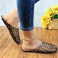 thumbnail image 5 of COM STAR Women Jelly Sandals Lightweight Mesh Flat Summer Slip-On Beach Sandal for Casual Wear Vacation and Daily Outings, 5 of 10