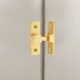 thumbnail image 5 of 1 Uds. Cerradura plegable para puerta de Granero, cerradura de puerta de bolsillo para puertas interiores, cerradura corrediza para puerta de Granero y para jardín, baño, ventana Exterior (dorada) ER, 5 of 5