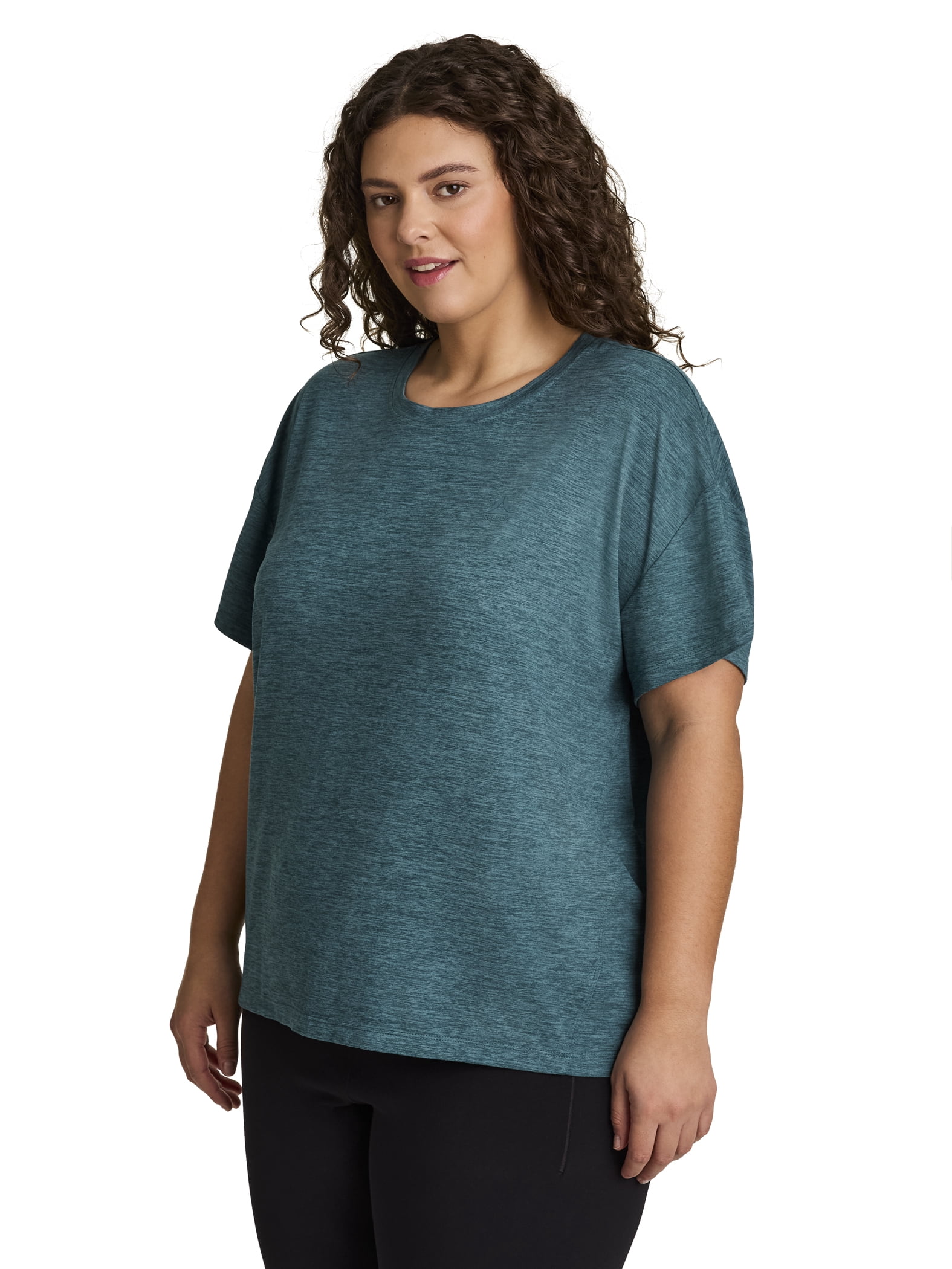 Reebok Women's Legacy Meet & Greet Performance Short Sleeve Top, Sizes XS-4X