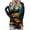 Brown, variant on Plus Size Hoodies for Women 2025 Fall Winter Halloween Tops Pumpkin Graphic Sweatshirts Long Sleeve Pullover Blouse,Silver,S