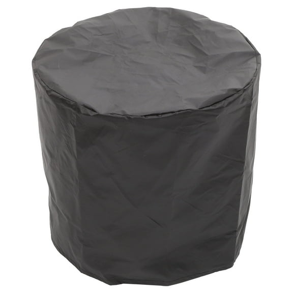 Milisten 1Pcs 47X45X1CM Black Round Cover for Small Patio Table and Garden