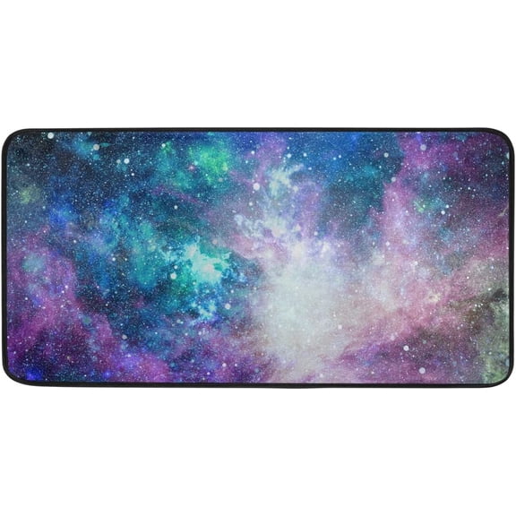 Coolnut Galaxy Kitchen Rug, Anti Fatigue Kitchen Floor Mat, Non Slip Waterproof Long Standing Kitchen Mat, 39" x 20"