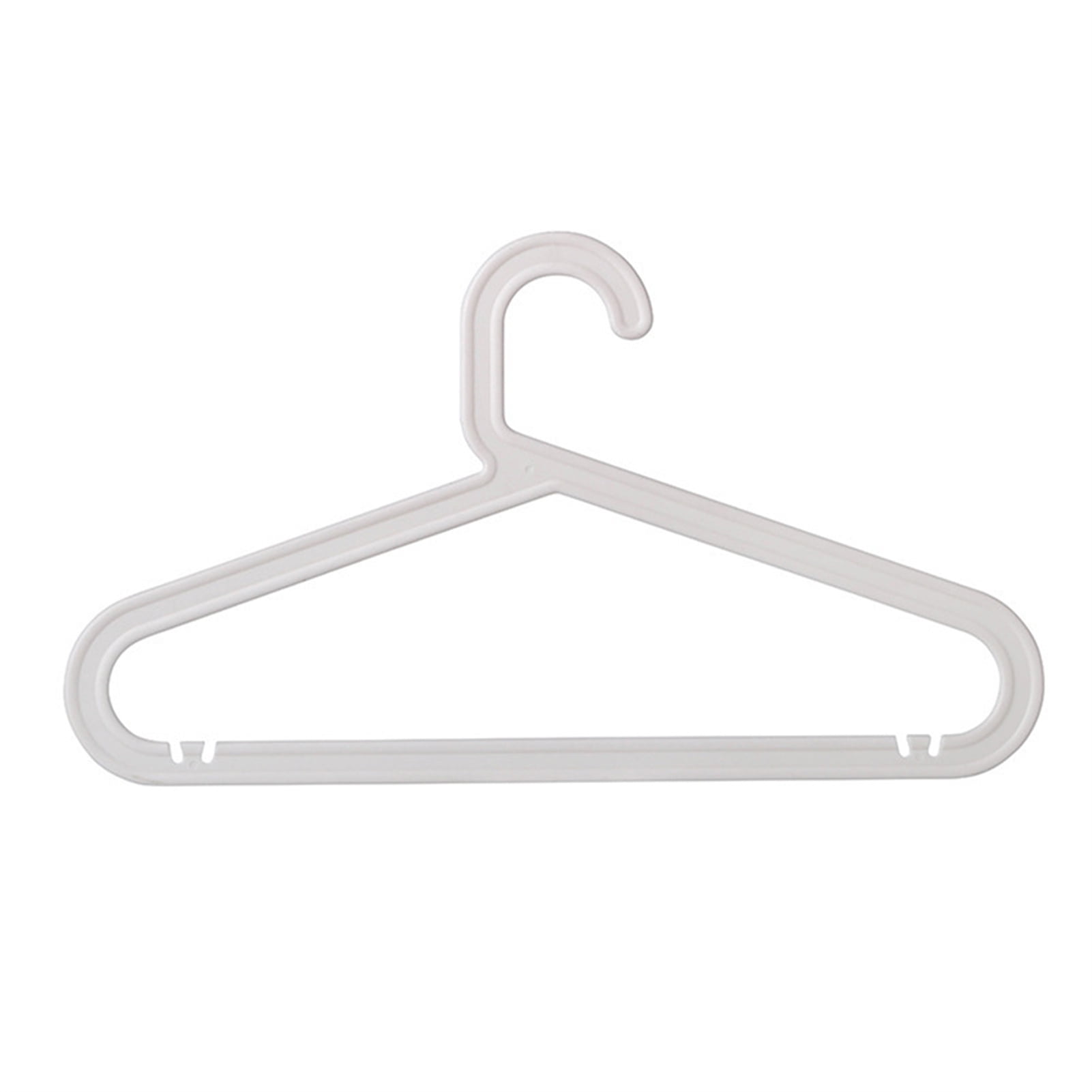 10 PCS Clothes Hangers Heavy Duty Smooth Plastic Coat Hanger for
