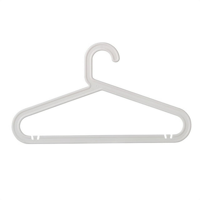 10 PCS Clothes Hangers Heavy Duty Smooth Plastic Coat Hanger for