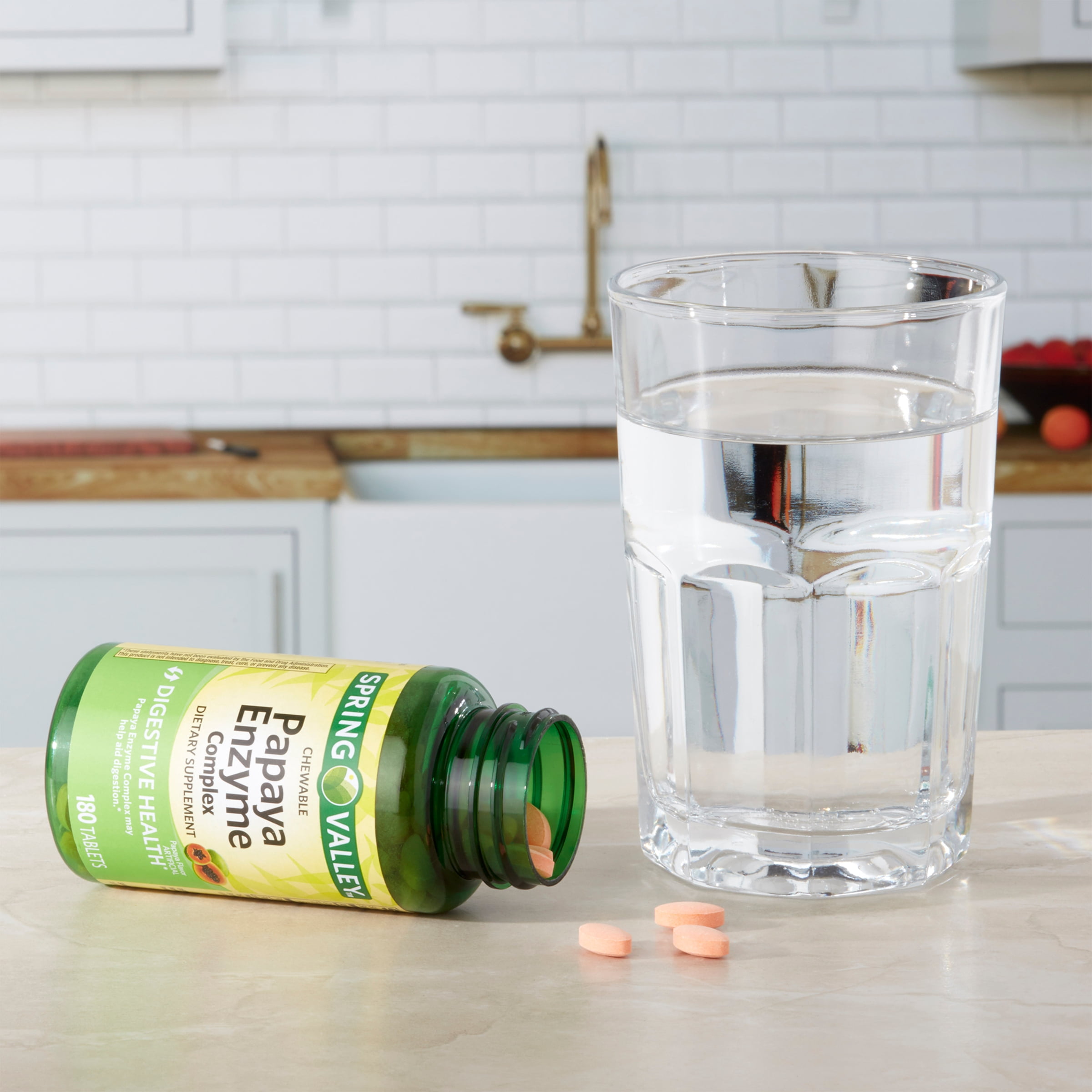 Buy Spring Valley Papaya Enzyme Complex Chewable Tablets Dietary