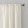 thumbnail image 5 of Mainstays Lauren Semi Sheer Textured Solid Rod Pocket Curtain, Single Panel, Cream, 38" W x 63"L, 5 of 7