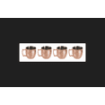 thumbnail image 1 of Sharper Image Mug Moscow Mule Shot Glasses Copper Plated 2 oz. Stainless Steel 4 pk, 1 of 4