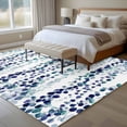 thumbnail image 4 of 5'x7' Area Rugs for Living Room Bedroom, Blue Weeping Eucalyptus Washable Rug Carpet Runner Indoor Outdoor, Spring Summer Farmhouse Leaves Non Slip Floor Mats Area Rug for Kitchen, Nursery, 4 of 8