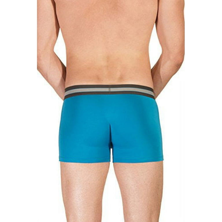 Obviously Bondi Blu EveryMan AnatoMAX Boxer Uomo - Gamba Corta 3", In Bambù Ed Elastan, Taglia Grande - 3