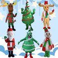 thumbnail image 2 of Disfraz de mascota de dibujos animados de Navidad, disfraz de Papá Noel, reno, traje para caminar para adultos, árbol de Papá Noel, muñeco de nieve, alce, accesorios de vestir para cosplay, 2 of 5