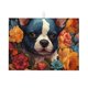 thumbnail image 1 of Fotbe Cute Colorful Flower French Bulldog Alfombrilla de Secado para Cocina con Estampado, 18x24 Pulgadas, 1 of 7