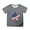 Grey, variant on Girl Independence Day Americana Graphic Tee Short Sleeve Crewneck T-Shirt, Sizes 3-13
