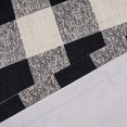 thumbnail image 6 of DriftAway Buffalo Checker Pattern Linen Textured Lined Thermal Insulated Blackout and Room Darkening Grommet Window Curtains Printed Plaid 2 Panels W52xL84, 6 of 7