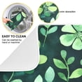 thumbnail image 2 of Kitchen Drying Mat 16x18In Drying Dish Mat Dish Drying Mats Kitchen Countertop Multi-Function Drain Drying Mat Kitchen Table Cartoon Green Flowers, 2 of 8