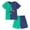 P05-Blue, variant on Xudanell Boys Summer Clothes Size 8 Pocket Dinosaur Outfit Clothes Tops Pattern Stretchable Sets Sleepwear Beach Outfits 6 Years Navy