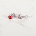 thumbnail image 3 of JUSTJANDM 12 Pairs Surgical Stainless Steel Round Birthstone Multi Colored Cubic Zirconia Stud Earrings Set Gold Plated, 3 of 7