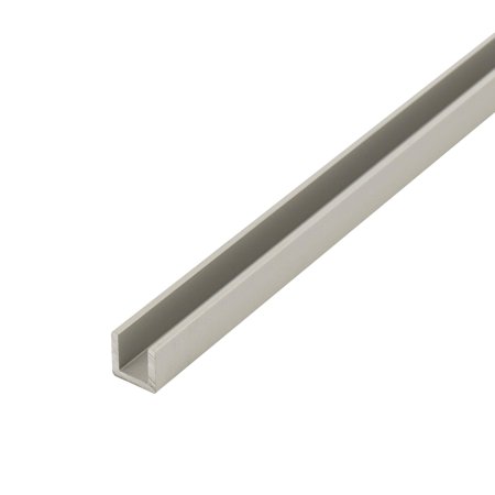 Outwater Alu782-S U-Channel 3/8 Inch Base 1/16 Inch Aluminum U Channel C Channel 72 Inch Lengths (Pack of 18 Pieces, 108 feet Total)