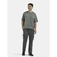 thumbnail image 2 of No Boundaries Men's & Big Men's Cargo Jogger Fleece Sweatpants, Sizes XS-5XL, 2 of 5