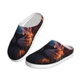 thumbnail image 2 of Picia Forest Cool Lion for Women's Lamb-hug Comfy Fleece House Slippers Memory Foam, Slip-on House Shoes Indoor Outdoor-39/40, 2 of 7