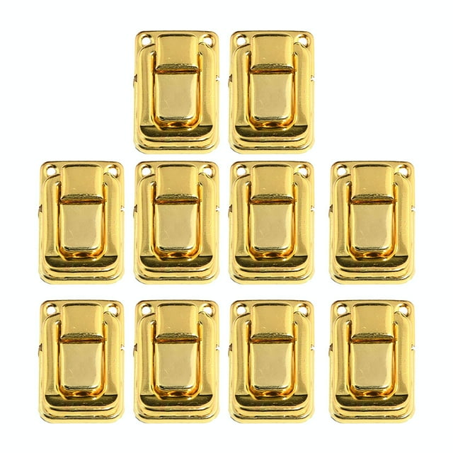 10PCS Retro Luggage Buckle Metal Lock Wooden Box Buckle Furniture Hardware