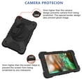 thumbnail image 3 of Dteck Case for Samsung Galaxy Tab A 8.0 SM-T290/T295/T297 (2019), Heavy Hybrid Rugged Shockproof Case with Handle Kickstand/Adjustable Shoulder Strap, Black, 3 of 7