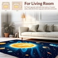 thumbnail image 2 of ODIKA 8'x10' Machine Washable Non-Slip Area Rug, Educational System Classroom for High Traffic Rug, Yellow, 1496, 2 of 7