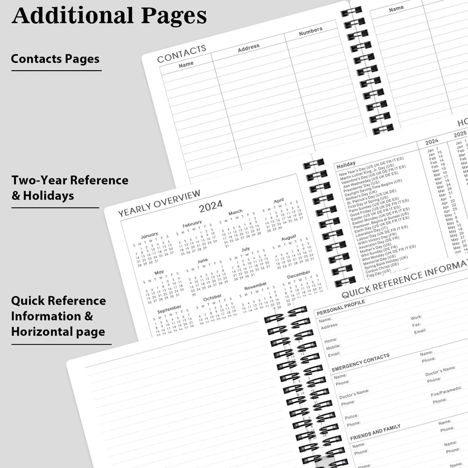 2024-2025 Planner - Weekly & Monthly Academic Planner 2024-2025, From July 20...